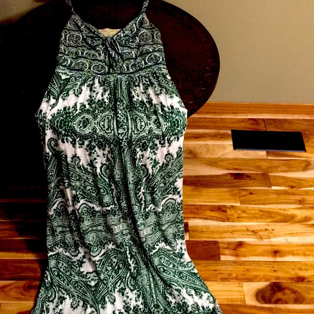 Paisley print maxi dress
